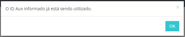 Validação de ID Auxiliar único