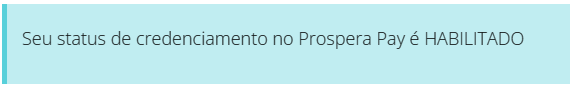 Status Prospera Pay Habilitado