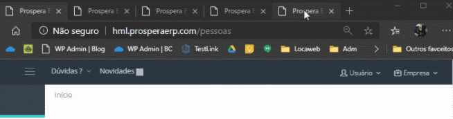 Imagem animada que demostra fechamento de abas do navegador usando clique da rodinha do mouse